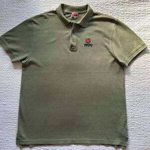 Kenzo Olive Green Boke Polo Shirt for Men Size Medium